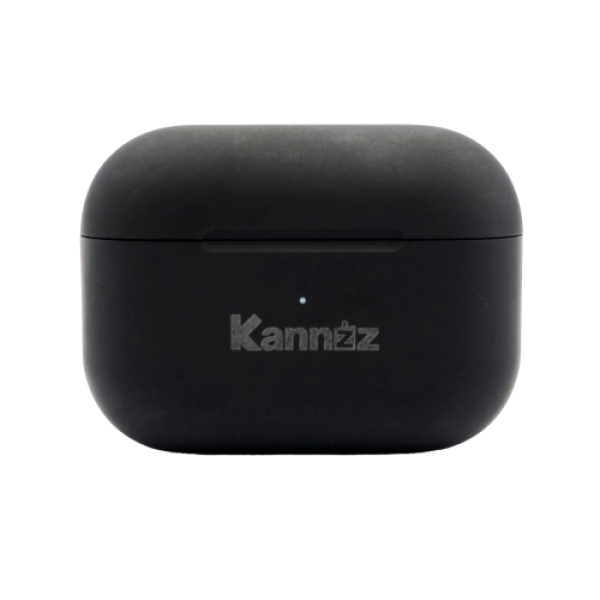 Kannzz AirPods Pro 2 Jet Black Matte with Artistic Design